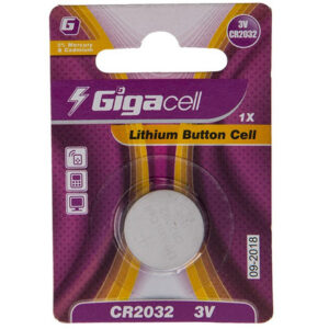 باتری سکه ای لیتیومی گیگاسل مدل CR2032 بسته 1 عددی